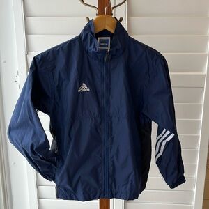Adidas BLUE Sportswear Windbreaker Lightweight (no hood) Jacket (USED)